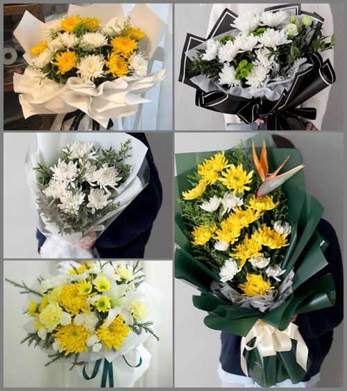 湖南邵阳武冈市秦桥镇白事花束代送